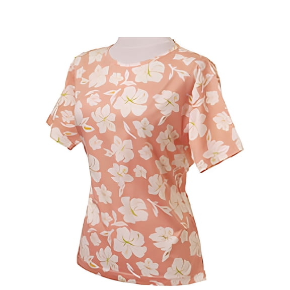 Monterey Club Ladies Print Short Sleeve Sport Golf Polo Shirt #2551