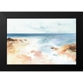 thumbnail image 2 of Isabelle Z 24x17 Black Modern Framed Museum Art Print Titled - The Oceans Kiss, 2 of 5