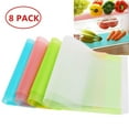 thumbnail image 3 of tredstone 8 Pieces Refrigerator Liners Waterproof Fridge Shelf Pad Cabinet Non Slide Cover Tablecloth Moisture Proof Mat, 3 of 9