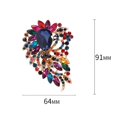 thumbnail image 6 of Hyasfey Elegant Colorful Rhinestone Glass Brooch Vibrant Color Irregular Shape Pin Shawl Scarf Suit Collar Badge Outfit Accessories, 6 of 8