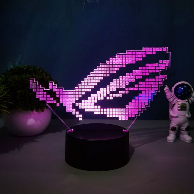 Luz nocturna LED 3D que cambia de color para niños - Republis Of Gamers