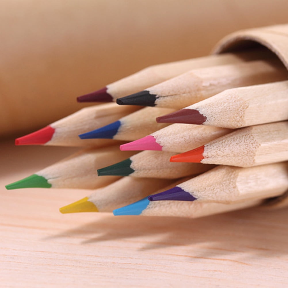 Details about   Rainbow Colored Pencil Drawing Painting Pencils Student Kids Stationery 2Pcs L 