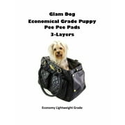 Glam Dog 17x24" Economical Lightweight Puppy Dog Pee Pee Training Pads 300 PADS