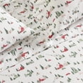 thumbnail image 3 of Martha Stewart Ski Village White & Green Twin Sheet Set, Soft Breathable Bedding, Machine Washable, 3 of 9