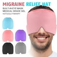 LCHeadache Migraine Relief Cap,Gel Hot Cold Therapy Migraine Relief