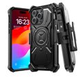 thumbnail image 6 of Elegant Choise Case for iPhone 15 Pro Max/15 Pro/15 Plus/15 Magnetic Heavy Duty Shockproof Phone Cover Built-in Ring Stand, Black, 6 of 19