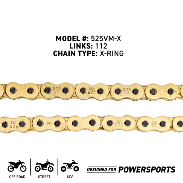 Niche Sprocket Chain Set for Kawasaki Z1000SX 15/41T 525 X-Ring