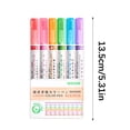 thumbnail image 3 of 6PCS Curves Highlighters Multifunctional Pens For Journaling Handmade Cards Leak Proof Vibranted Color Selection, 3 of 8