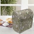 thumbnail image 3 of Dragonfly Stand Mixer Cover, Floral Composition Illustration of Jasmine Flowers in Spring, Kitchen Appliance Organizer Bag Cover with Pockets, 5 Quarts, Warm Taupe and Olive Green, by Ambesonne, 3 of 4