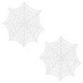 thumbnail image 1 of Heritage Lace HW-2000GG-S Toiles Rondes en Toile d'Araignée de 20 Po&44; Gris Fantomatique - Lot de 2, 1 of 1