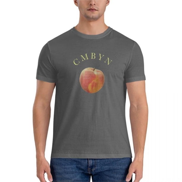 Camiseta de verano para hombre top de marca Call Me By Your Name - Peach (2) Camiseta clásica camisetas blancas Lisas para fanáticos del deporte