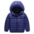 thumbnail image 4 of Winter Coats for Baby Boys Girls Kids Toddler Light Puffer Down Jacket with Hoods Infants Outerwear  9-10Tpink, 4 of 9