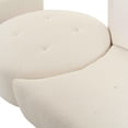 thumbnail image 5 of Fickle Cream Boucle 4-Piece Modular LAF Sectional, 5 of 6