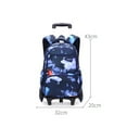 thumbnail image 4 of School Kids Rolling Backpack for Girls With Wheels Trolley Wheeled Backpack, 4 of 7