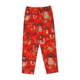 thumbnail image 4 of Junzan Mushroom Women'S Pajama Pants Drawstring Comfy Sleep Bottoms With Pockets, 4 of 9