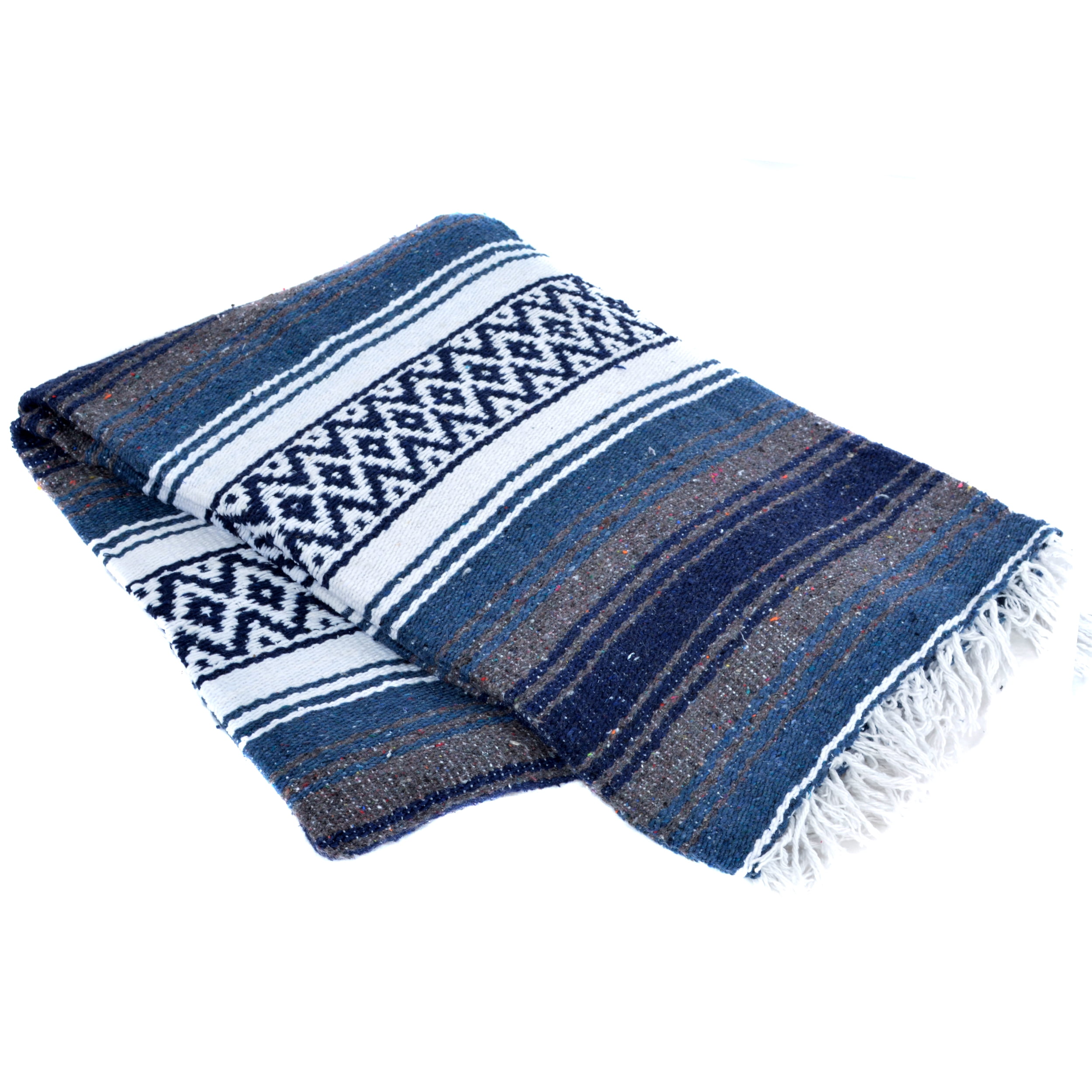 La Montana 6 Pack Heavyweight Mexican Blankets for Yoga, 77" x 52