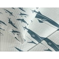 thumbnail image 4 of Ambesonne Shark Quilted Bedspread Set 3 Pcs, Dangerous Underwater, Queen Size, Slate Blue and Eggshell, 4 of 5