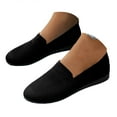 thumbnail image 1 of Mepaouo Ballerines pour Femmes Confortables à Bout Rond en Tricot à Enfiler Chaussures Décontractées de Bureau Robe Mary Jane, 1 of 9