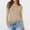 Khaki, variant on DAFPZW Womens Shirts Off The Shoulder Tops Sexy V Neck Slim Fit Shirts Long Sleeve Tops Blouses