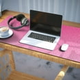 thumbnail image 3 of Long Mouse Pads for Desk,Pink Gradient Leopard Print Desk Mats on Top Of Desks, Desk Mouse Pad Extra Large with 3mm Non-Slip Base and Stitched Edge for Gaming,Office,Work,Home 35.4"x15.7", 3 of 6