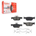 thumbnail image 1 of SIM Rear Semi-Metallic Disc Brake Pads SIM-2219 for Car Mazda 3 CX-30 Sport MX-30 EV, 1 of 8