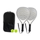 thumbnail image 2 of Surfibra de fibra de carbono de tenis de remo de pádel al aire libre para niños para principiantes deportes 2 raquetas con bolsa para pelotas, 2 of 8