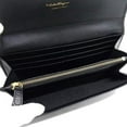 thumbnail image 5 of Pre-Owned Salvatore Ferragamo Vara Ribbon Flap Wallet, Size 22, C127, Black Leather, Women's, 5 of 6