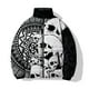 thumbnail image 2 of Ropa informal de invierno de algodón cálido, abrigos para hombre, estampado de calavera gótica, chaqueta holgada de algodón para hombre, 2 of 5