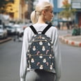 thumbnail image 7 of FORMRS Mini Backpack Purse for Women Quilted Travel Daypack Casual Shoulder Bag, Playful Winter, 7 of 7