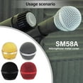 thumbnail image 6 of 1PC Replacement Head Steel SM58A Meshes Handheld Microphones Grills Meshes Head for 57A 58A 87A 845S 945, 6 of 8