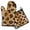 Gold and Brown, variant on Gold and Brown Of Leopard Print Kitchen Oven Mitt and Pot Holder Sets 2 Pcs for Baking, Cooking and Grilling, Heat Resistant Up To 392 °F