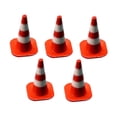 thumbnail image 1 of 5 conos de tráfico a escala 1/64, modelo de simulación, adorno, diorama, accesorio para miniaturas rojo, 1 of 9