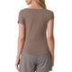 thumbnail image 3 of Camiseta de dormir de mujer INSPIRE CHIC con cuello en V para pijamas y ropa de casa L color caqui, 3 of 6
