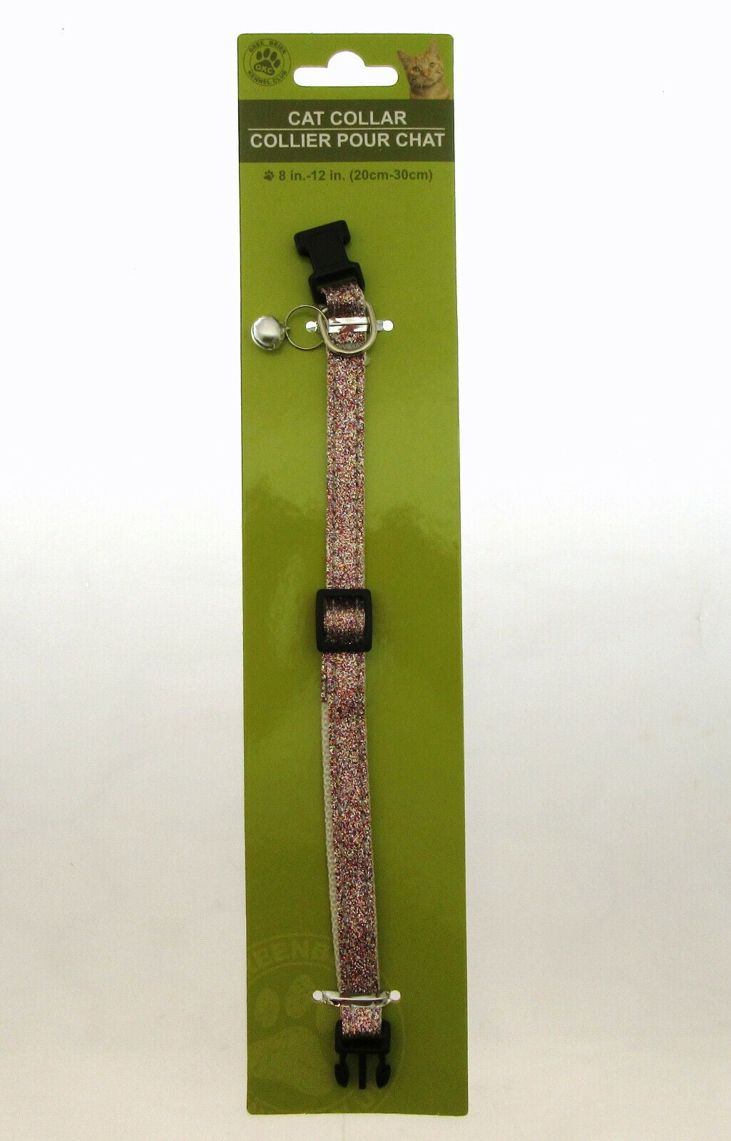 Cat Collar by Greenbrier Kennel Club With Bell Pink Sparkle