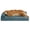 Bluestone, variant on FurHaven Paw-Quilted Cooling Gel-Top Deluxe L-Chaise Pet Bed, Bluestone, Jumbo, 1 Count
