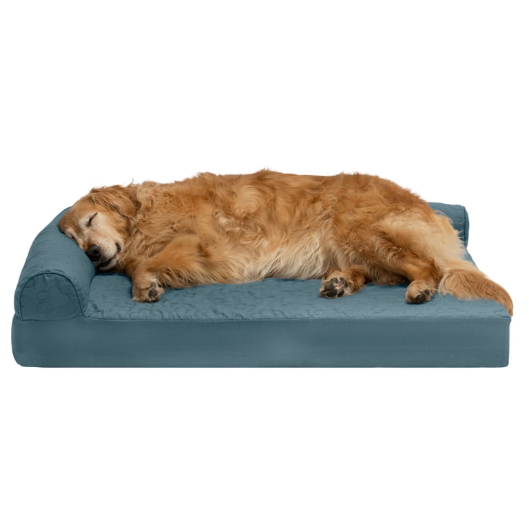 FurHaven Cooling Gel-Top Orthopedic L-Chaise Dog Bed, Jumbo photo 1