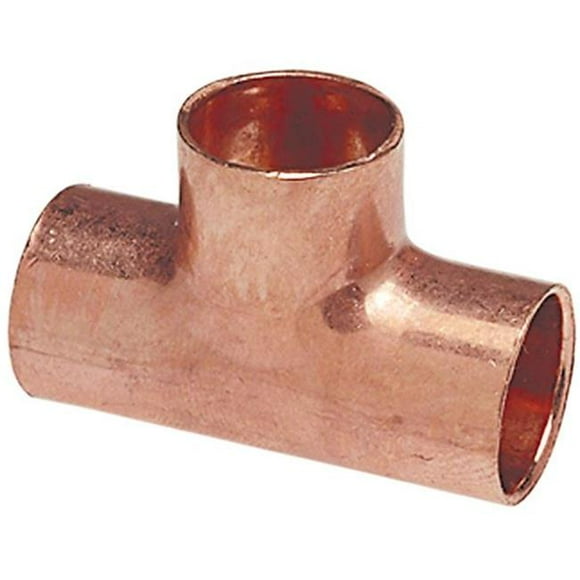 Nibco 611R1112 1 x 1 x 12 in. Wrot Brass Reducing Coupling Tee