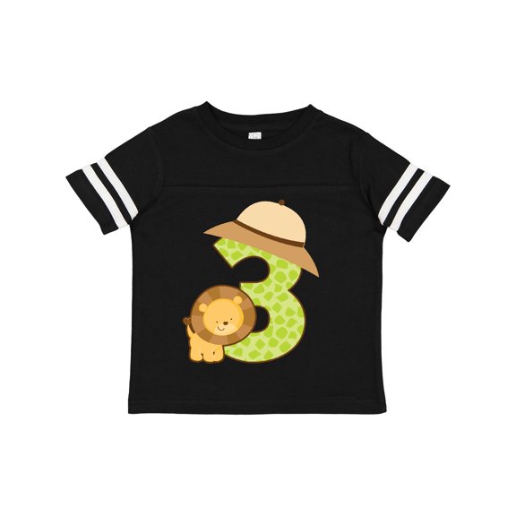 Inktastic Safari 3rd Birthday 3 Year Old Boys or Girls Toddler T-Shirt