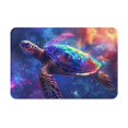 thumbnail image 1 of Balery Starry Sky Turtle Felpudo de franela, resistente a las manchas y a la decoloración, para uso interior y exterior, fácil de limpiar, 40 x 60 cm, 1 of 7