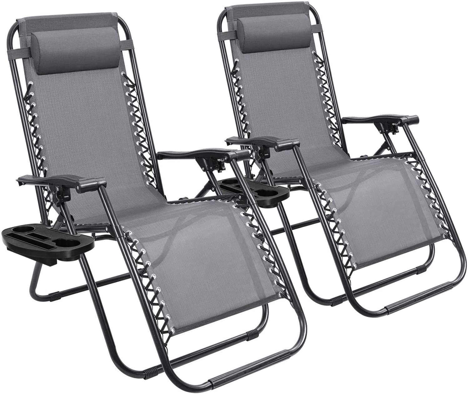 Lacoo Zero Gravity Reclining Outdoor Lounge Chair with Adjustable