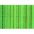 thumbnail image 1 of Ahgly Company Indoor Rectangle Abstract Green Modern Area Rugs, 6' x 9', 1 of 4
