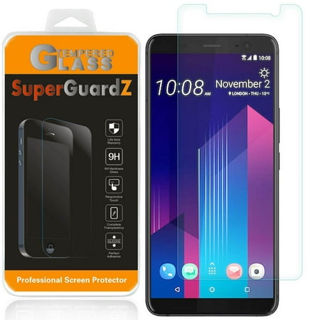 [2-Pack] For HTC U11+ / HTC U11 Plus - SuperGuardZ Tempered Glass Screen Protector, Anti-Scratch, 9H Hardness, Anti-Bubble,