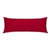 Unique Bargains Egyptian Cotton Body Pillow Case Cover Set of 2, 20" x 72"