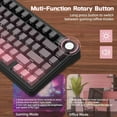 thumbnail image 2 of ATTACK SHARK X85 Wireless Mechanical Keyboard 75% Gasket-mounted Bluetooth 5.1/2.4G Wireless & Type-C Wired Mechanical Keyboard, 2 of 10