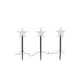 thumbnail image 3 of Luces Solares Para Jardín Luces De Estrella Luces De Estaca Impermeables Para Exteriores Luces De Camino Con Energía Solar Para Parterres, Pasarelas, Patios, Decoraciones De Entrada, 1 Modo Jormftte WMZY-1232, 3 of 5