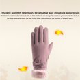 thumbnail image 2 of Jumpingount Guantes de invierno para mantener el calor Estilo simple Hermosa pantalla táctil Guante de mujer Accesorio de ropa Calentadores de Type3 NO3, 2 of 6