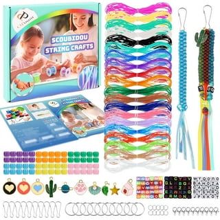 Craft County Rexlace Bracelet Kits with Plastic Lace, Bracelet Blanks, &  Instructions for All Skill Levels 
