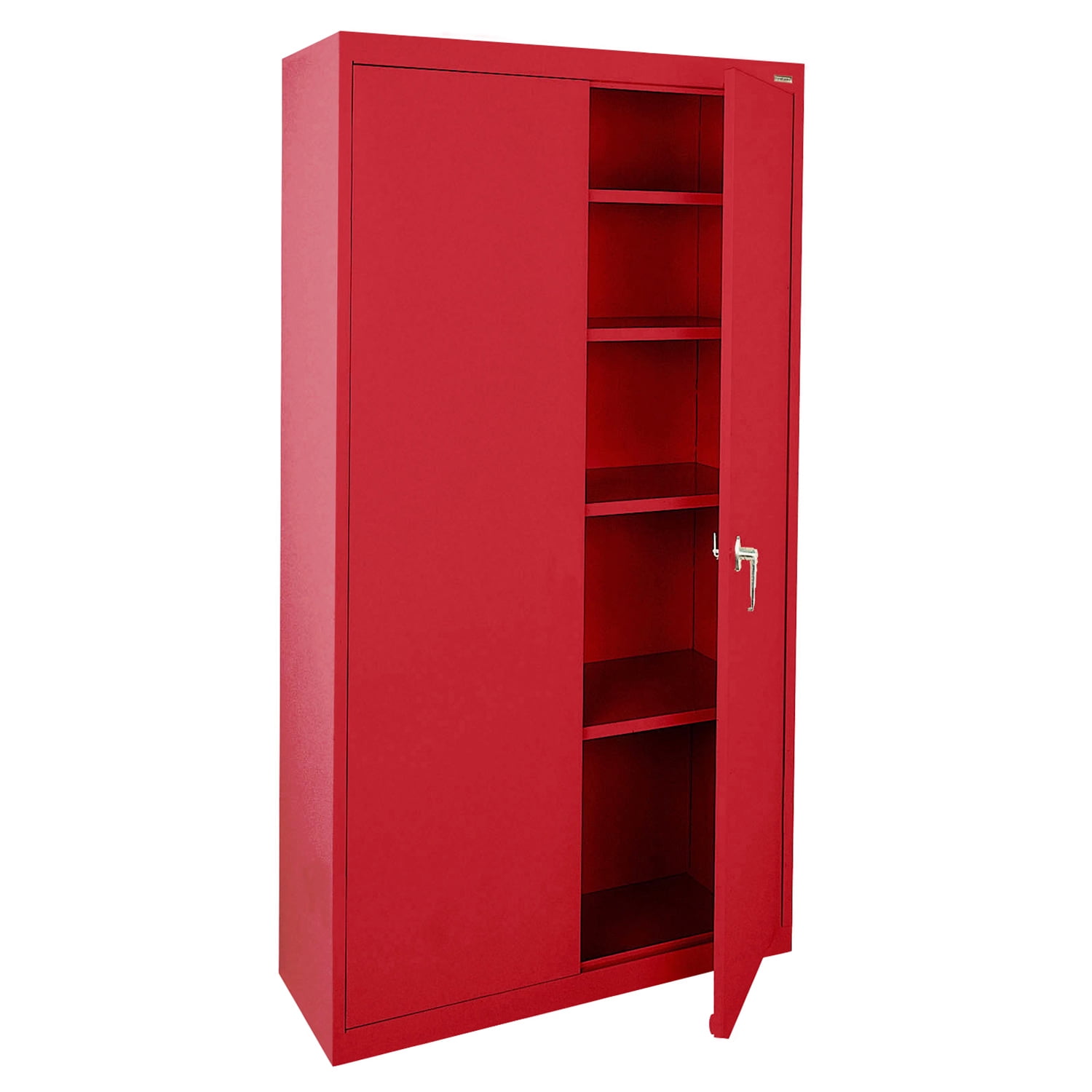 Sandusky Nystead 20-Gauge Welded Steel Garage Storage Cabinet, Red