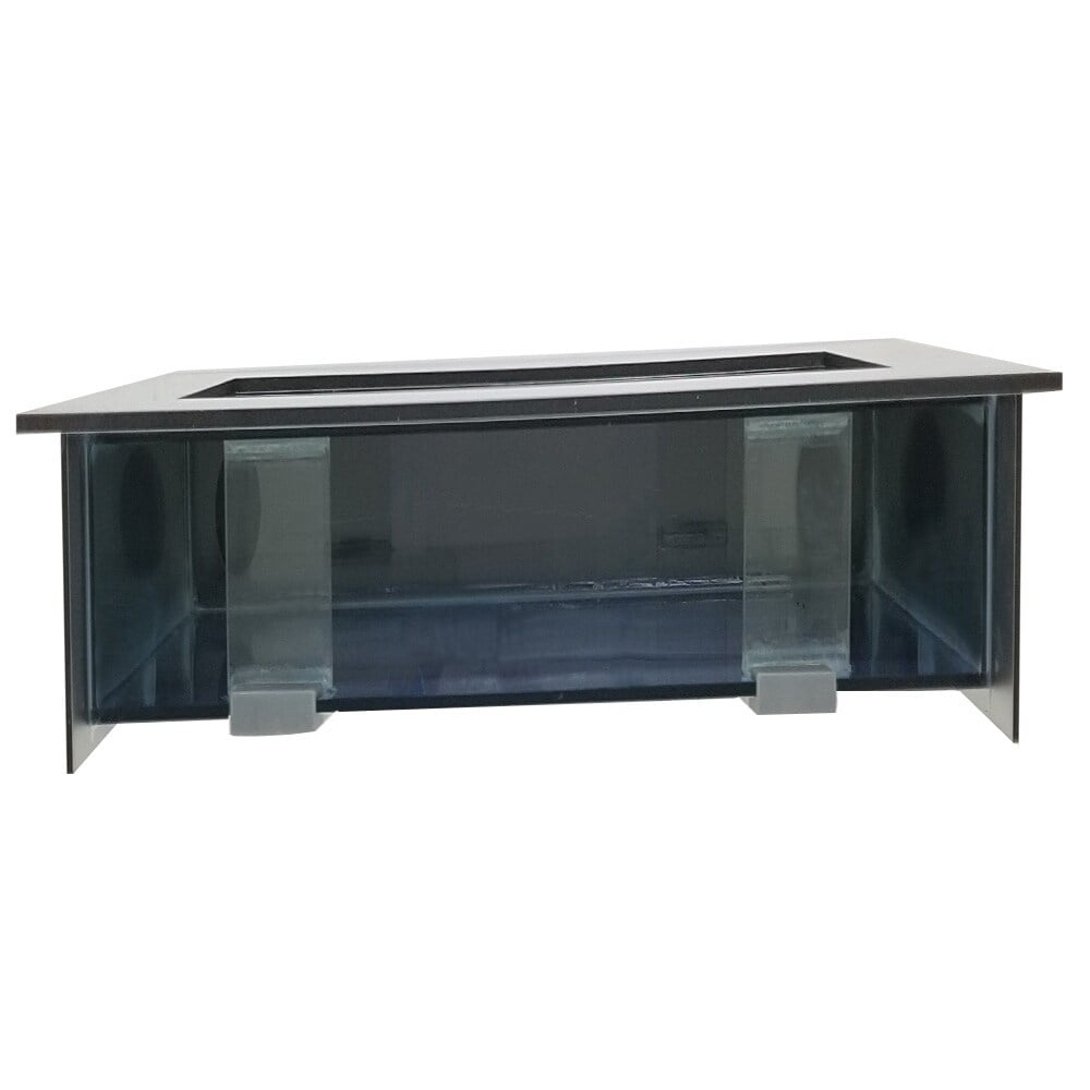 Aussie Aquariums 2.0 Wall Mounted Aquarium - Verticali Brushed Silver