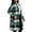Green, variant on Bixock Fall/Winter Women Faux Wool Coats,Women Trench Coats Jackets,Women’s Outerwear Jackets Plaid Print Long Sleeve Lapel Collar Button Down Jacket with Pockets Casual Outerwear Jackets